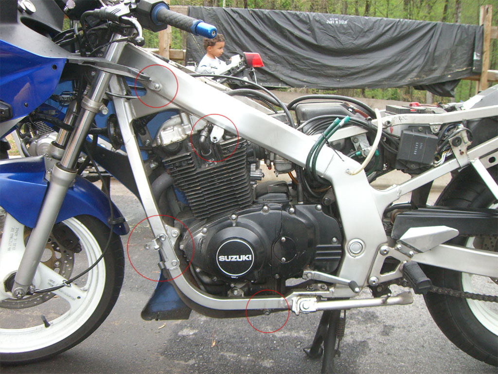 '89 GS500 E to F conversion